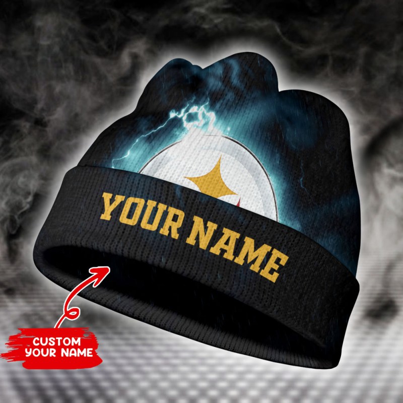 Pittsburgh Steelers Personalized Wool Beanie