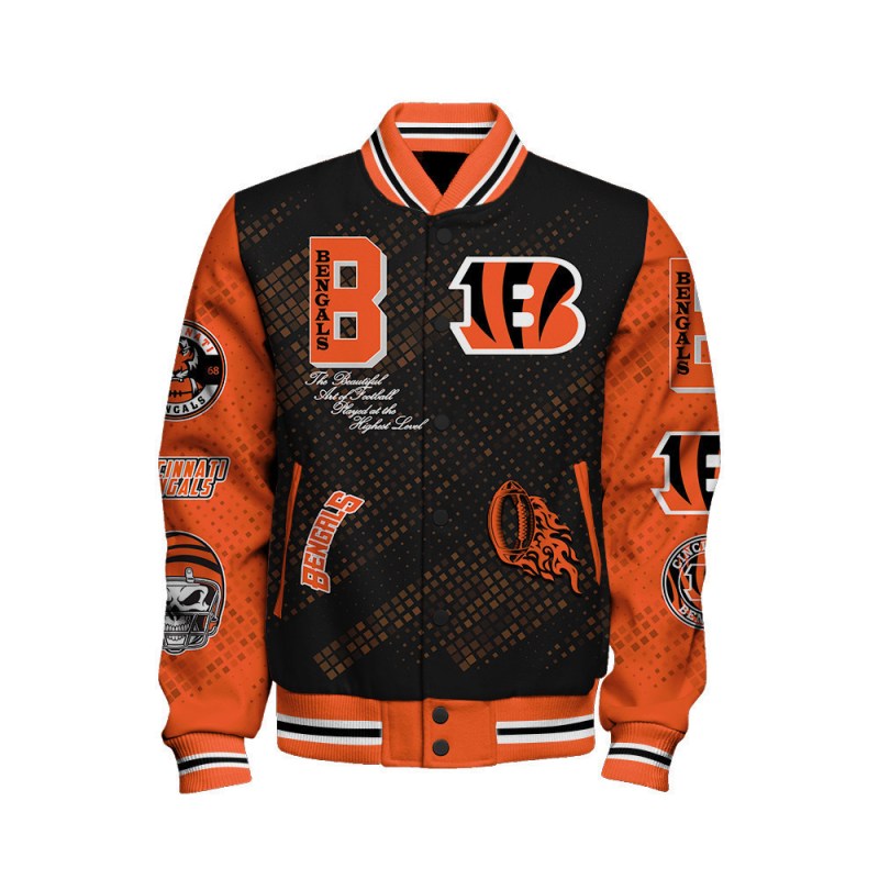 Cincinnati Bengals Varsity Jacket 2