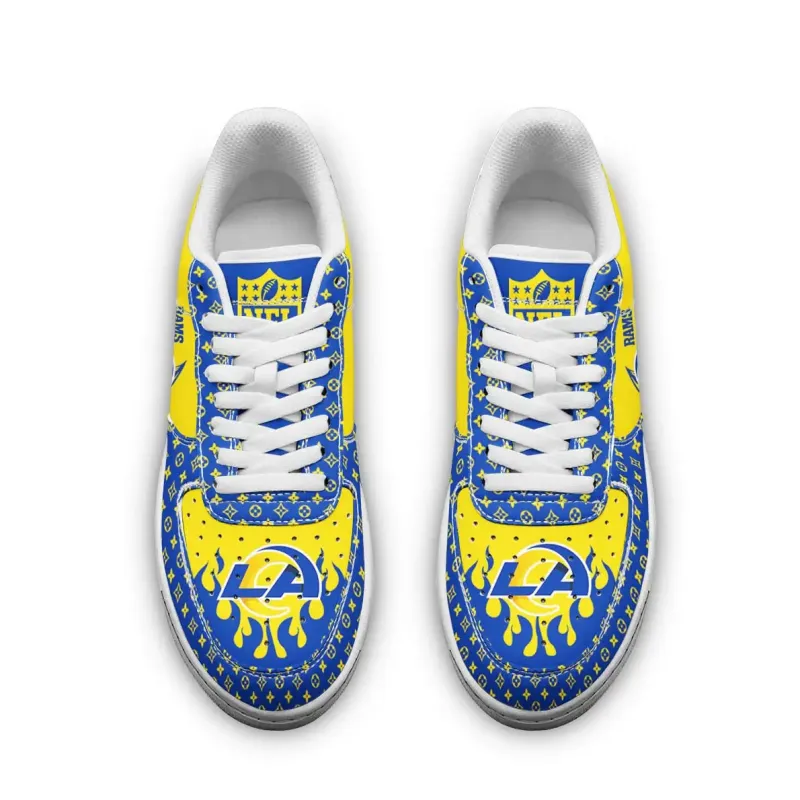 Stylish Los Angeles Rams AF1 Shoes