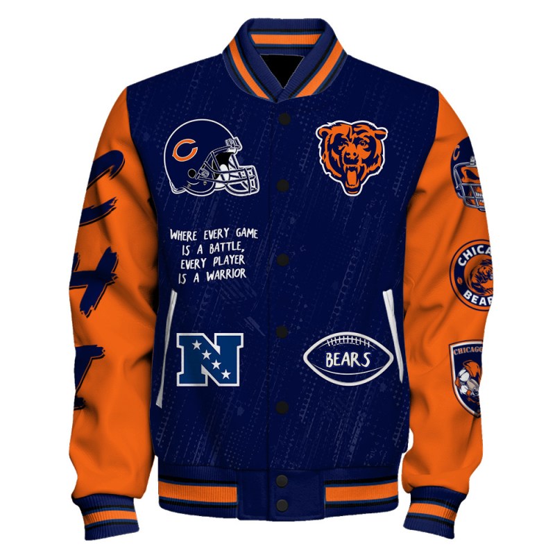 Chicago Bears Varsity Jacket 2