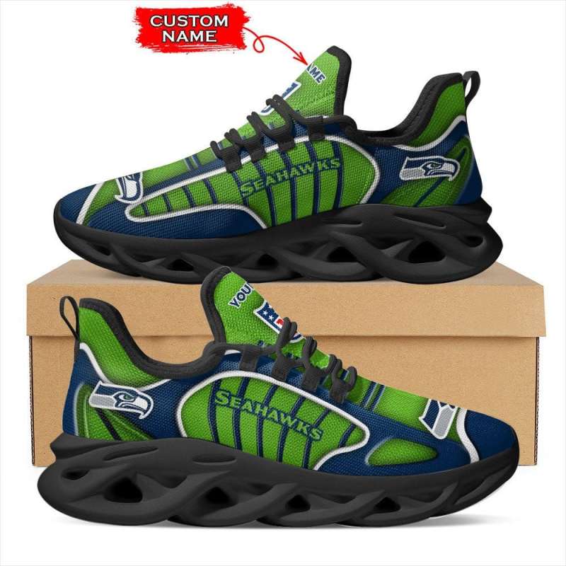 Seattle Seahawks Personalized Sneakers