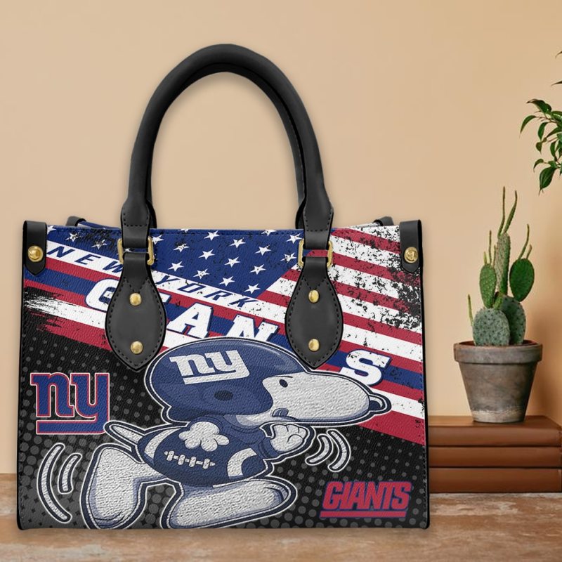 New York Giants Leather Hand Bag BBLTHB253
