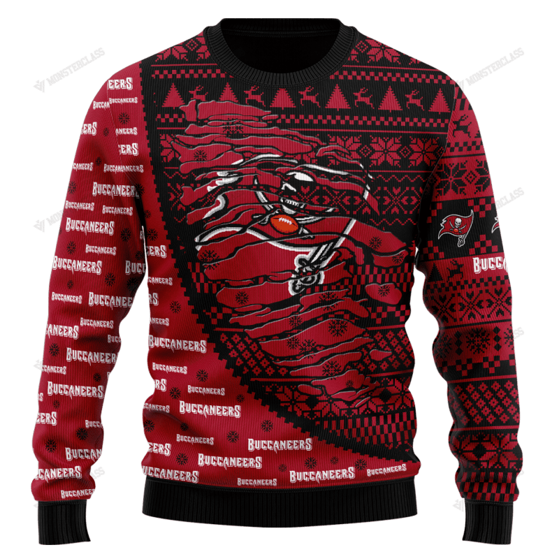 Tampa Bay Buccaneers Woolen Sweater 143 - Fan Apparel