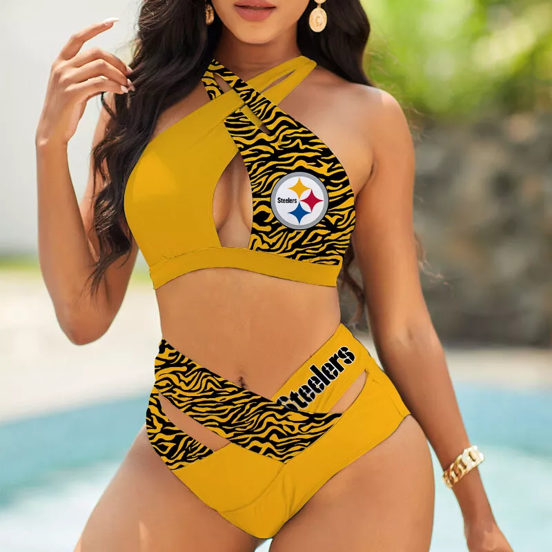 Pittsburgh Steelers Women's Bikini Swimsuit