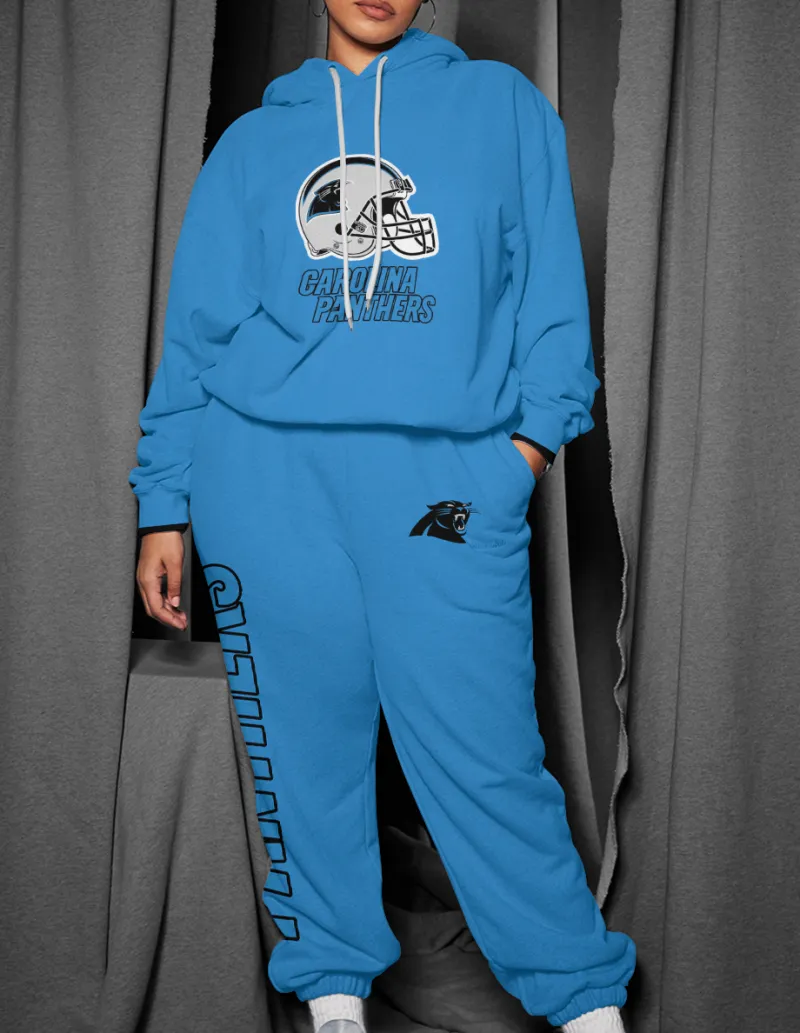 Carolina Panthers Combo Pullover Hoodie and Sweatpants