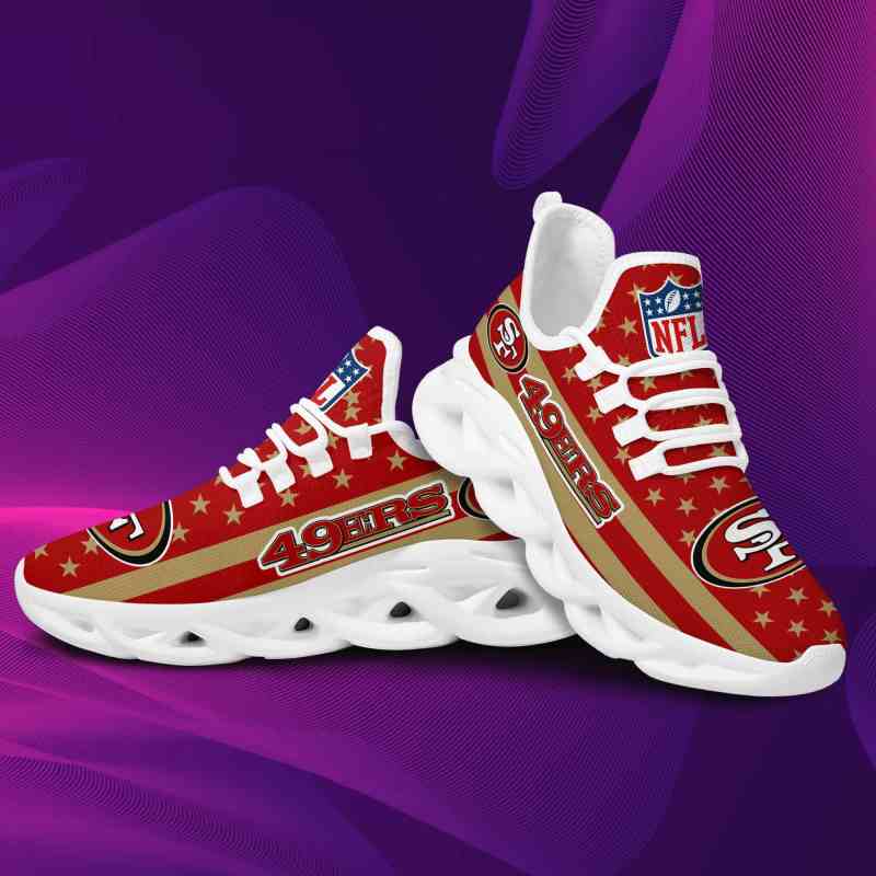 San Francisco 49ers Yezy Running Sneakers