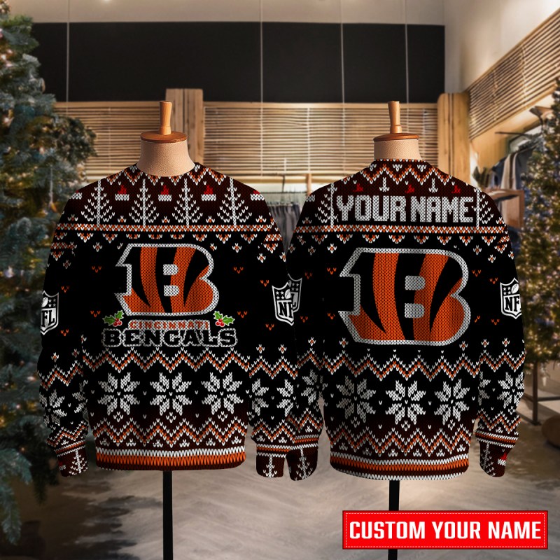 Cincinnati Bengals Ugly Christmas Sweater 6