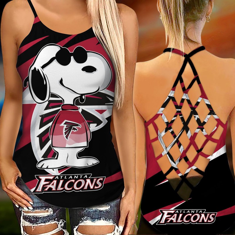Atlanta Falcons Criss Cross Tank Top