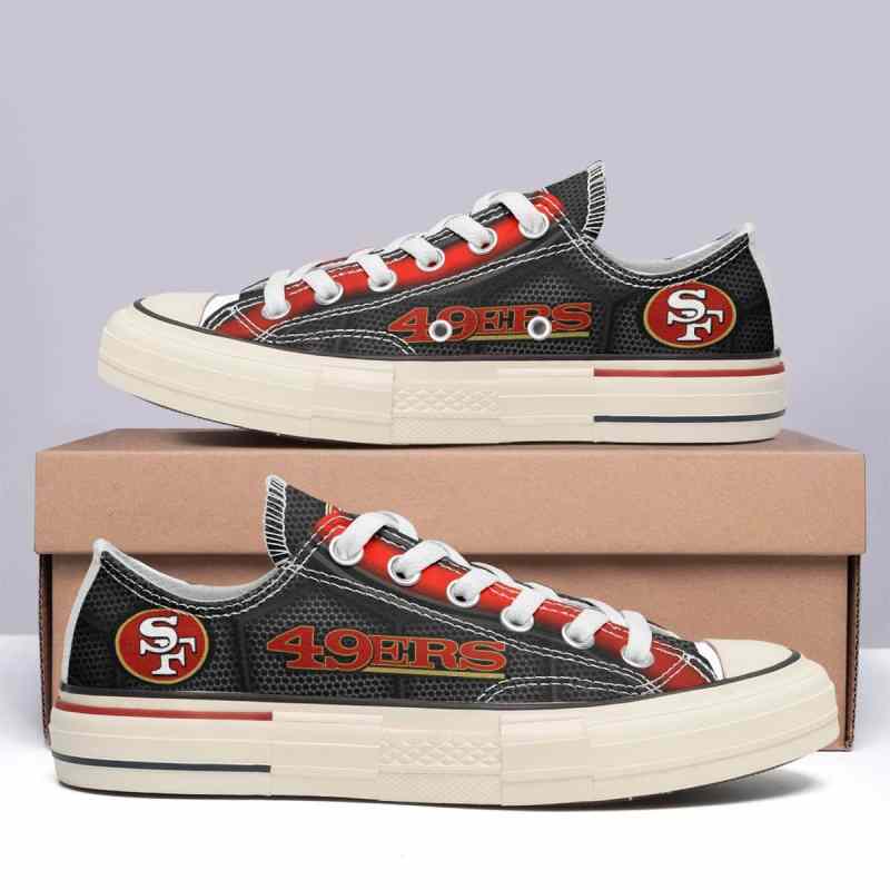San Francisco 49ers Low Top Canvas Shoes