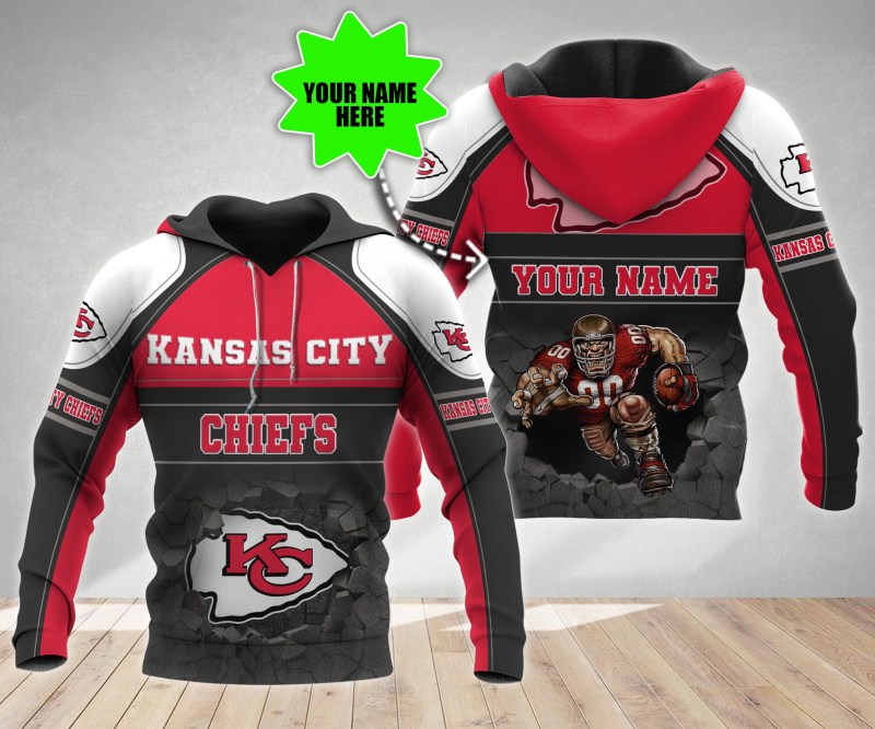 Kansas City Chiefs Personalized All Over Printed Sweater