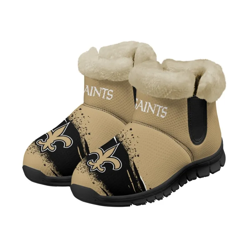 New Orleans Saints Comfy Winter Snow Boots