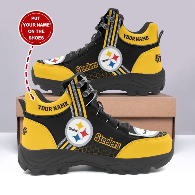 Pittsburgh Steelers Personalized Hiking Shoes