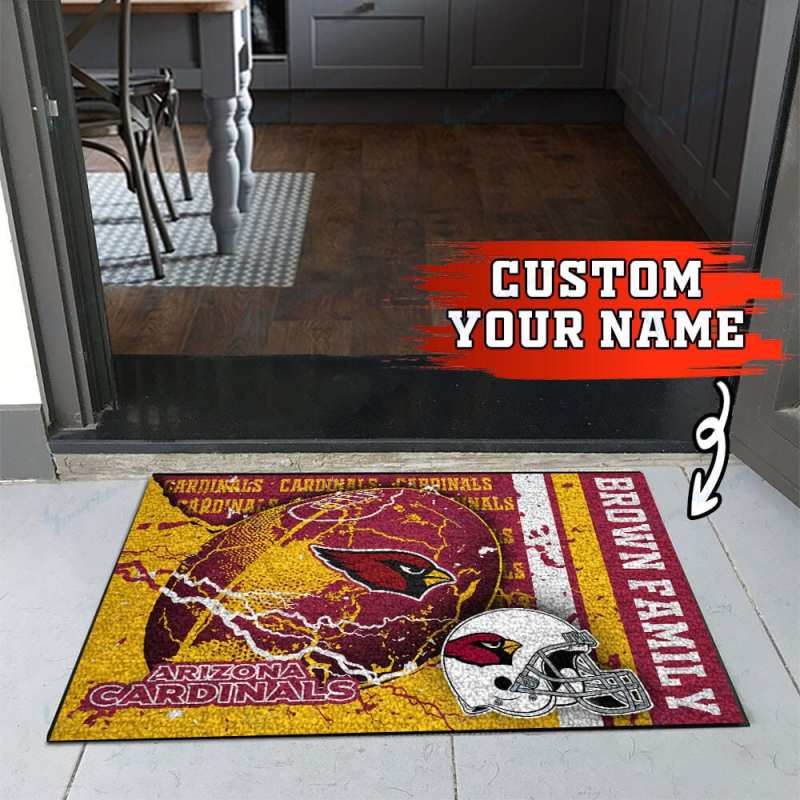 Customized Arizona Cardinals Doormat