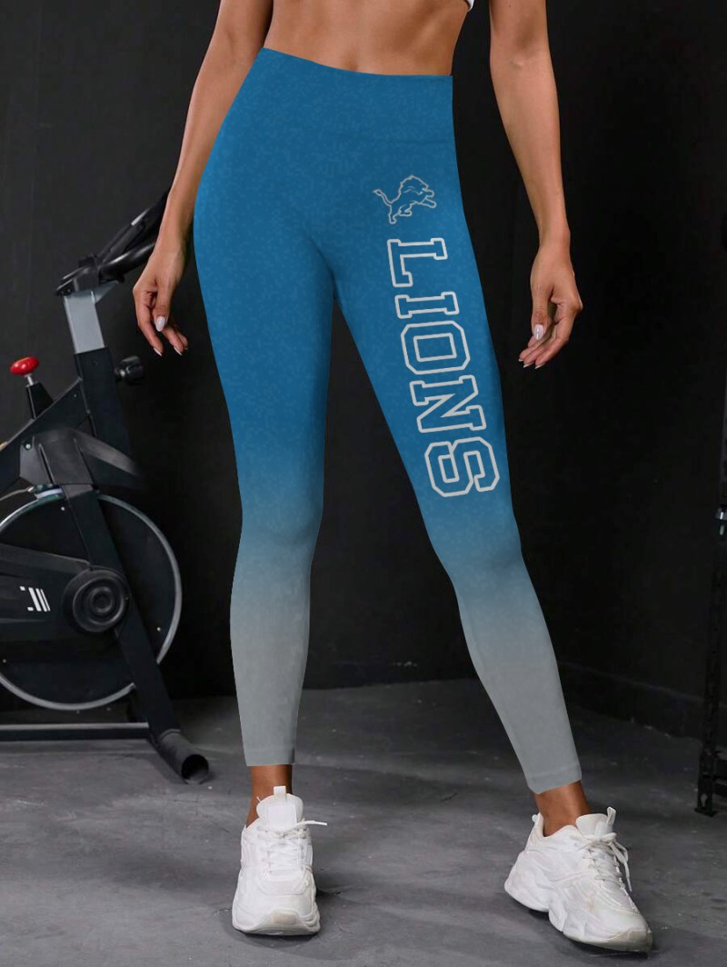 Printed Leggings for Detroit Lions Fans