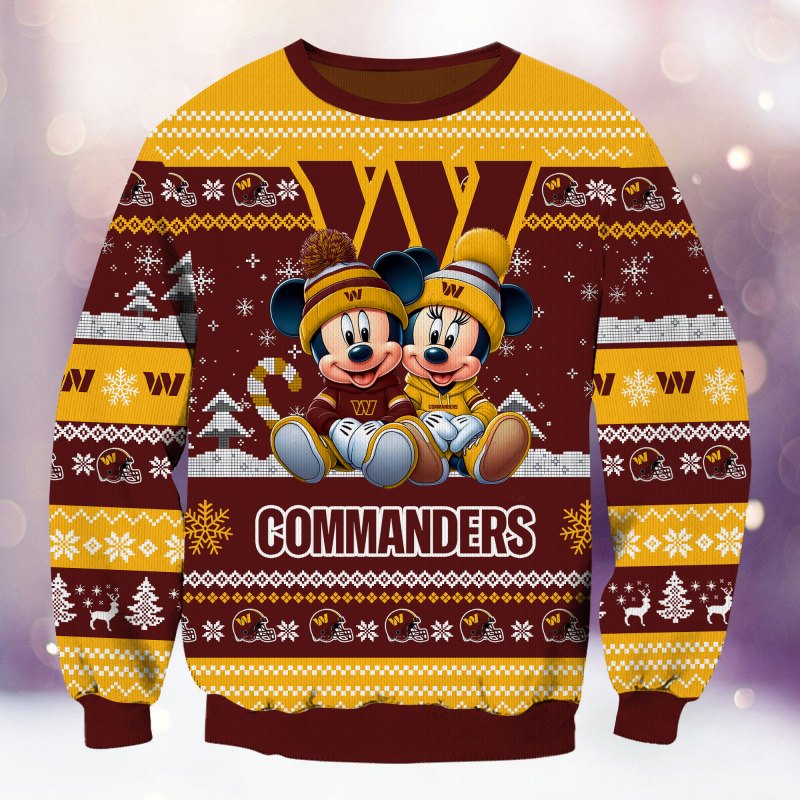 Washington Commanders Ugly Christmas Sweater
