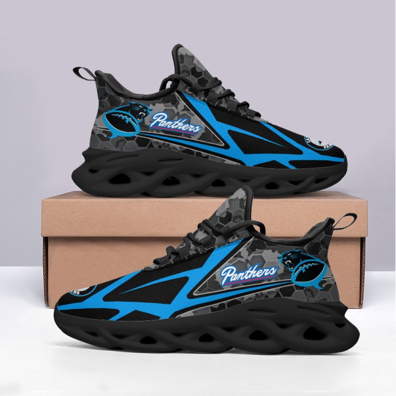 Carolina Panthers Yezy Running Sneakers BB361 3 Carolina Panthers Yezy Running Sneakers