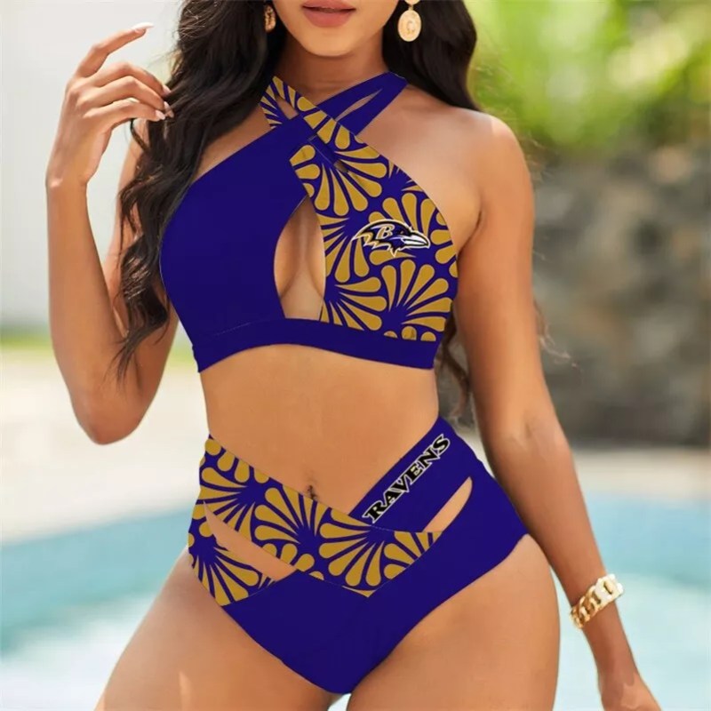 Baltimore Ravens Women's Bikini Swimsuit