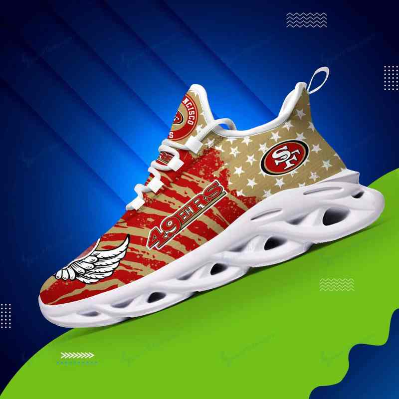 San Francisco 49ers Yezy Running Sneakers