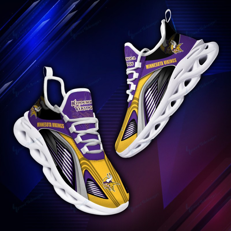 Minnesota Vikings Yezy Running Sneakers