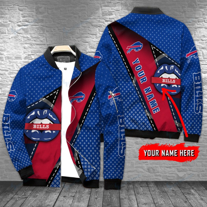 Sizing Chart for Buffalo Bills Personalized Bomber Jacket