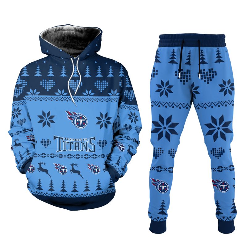 Tennessee Titans Christmas Patterns Hoodie