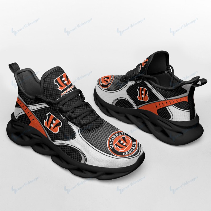 Cincinnati Bengals Personalized Sneakers in Action