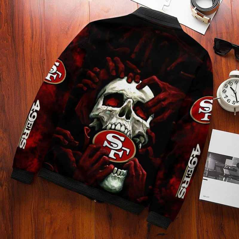 San Francisco 49ers Bomber Jacket Back
