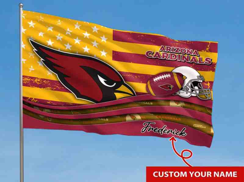 Arizona Cardinals Flag Sample