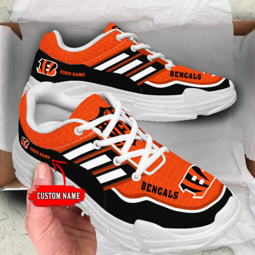 Cincinnati Bengals Personalized Chunky Sneakers