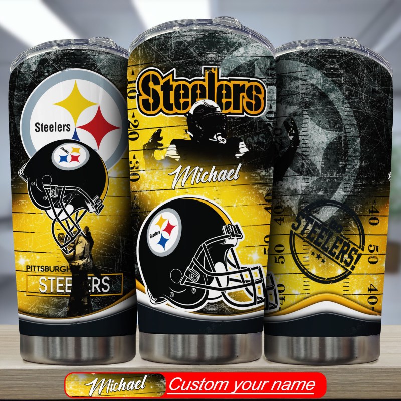 Pittsburgh Steelers Personalized Tumbler Image 2