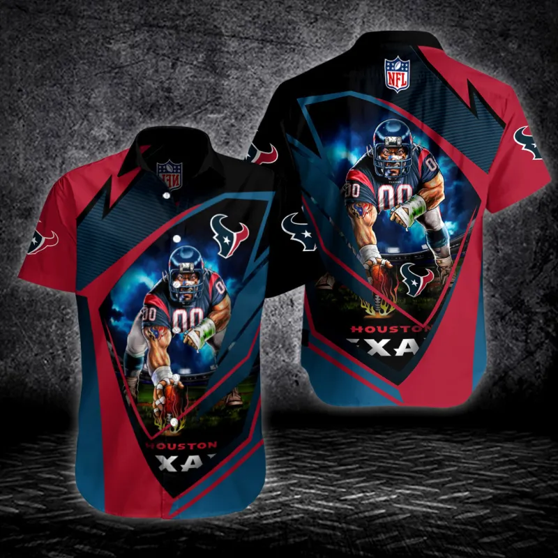 Sizing Chart for Houston Texans Button Shirts BG478