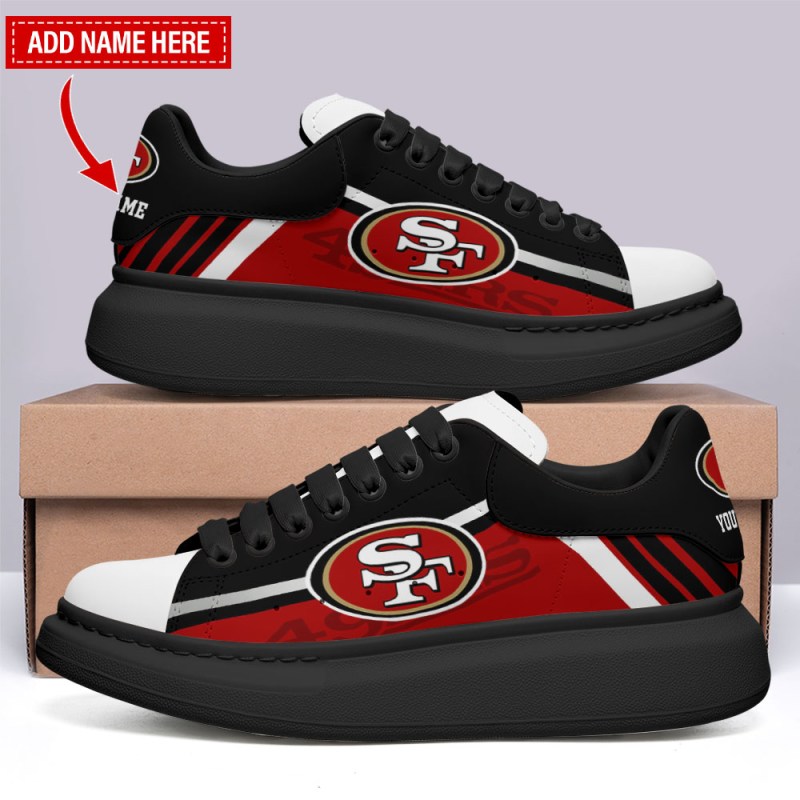 Top View of San Francisco 49ers MQ Sneakers