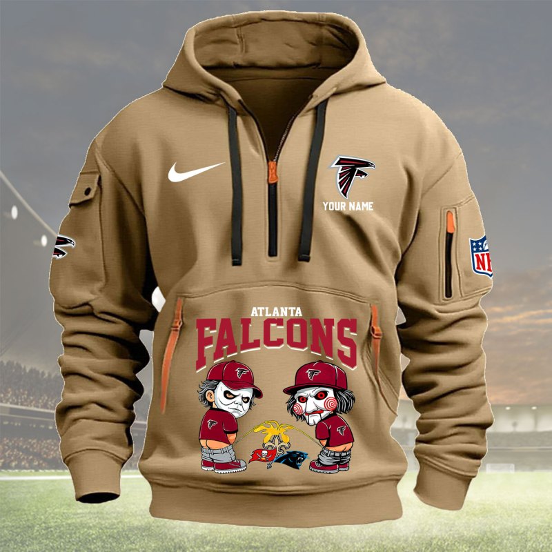 Khaki Atlanta Falcons Hoodie