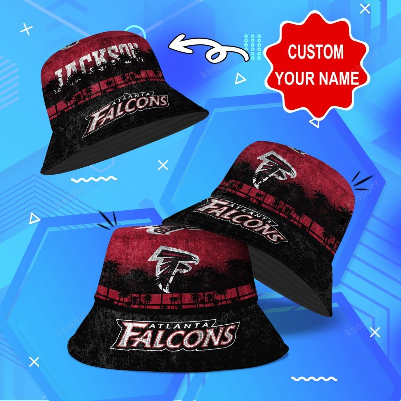 Atlanta Falcons Personalized Bucket Hat