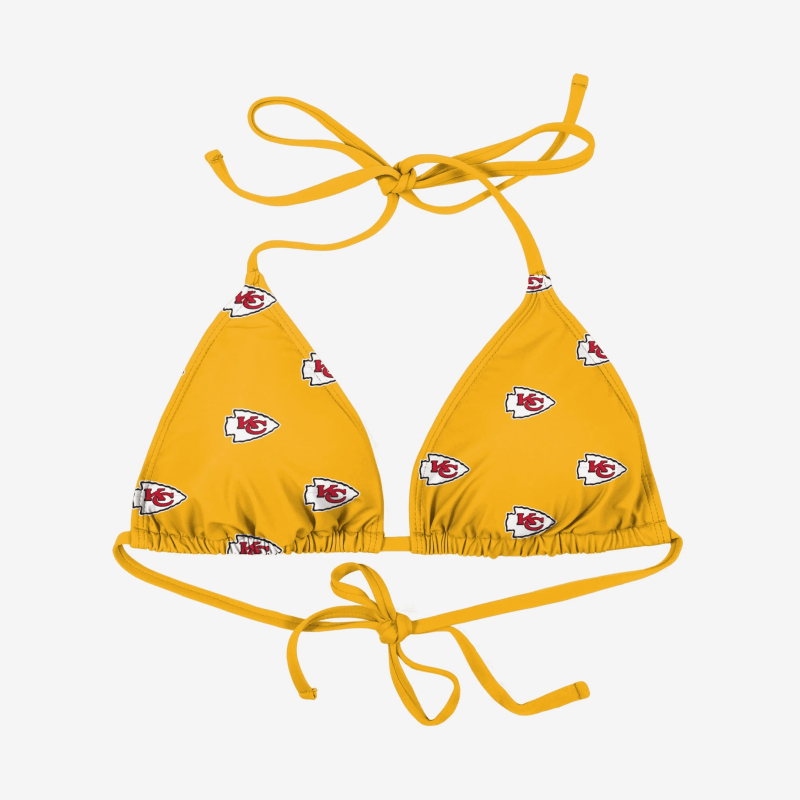 Kansas City Chiefs Women's Mini Print Bikini Image 2