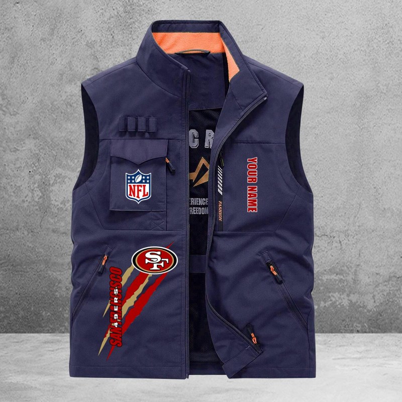 San Francisco 49ers Multi-Pockets Vest