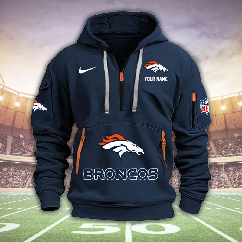 Denver Broncos Hoodie Back View