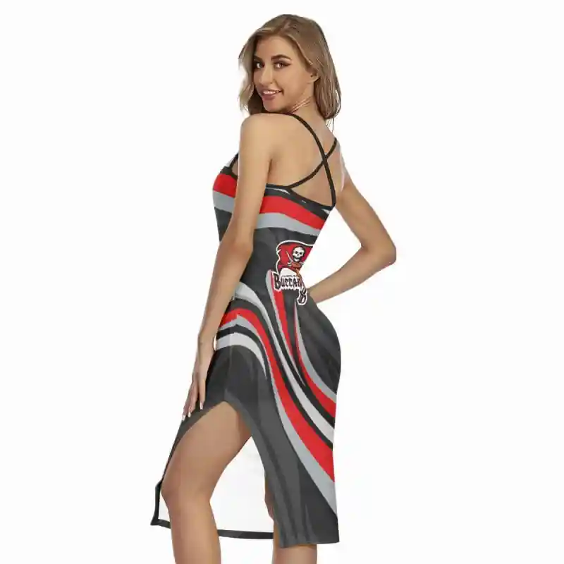Tampa Bay Buccaneers Women's Back Cross Cami Dress