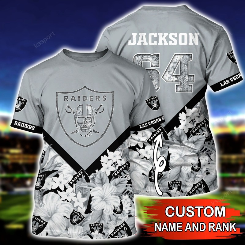 Las Vegas Raiders Personalized Shirt and Shorts