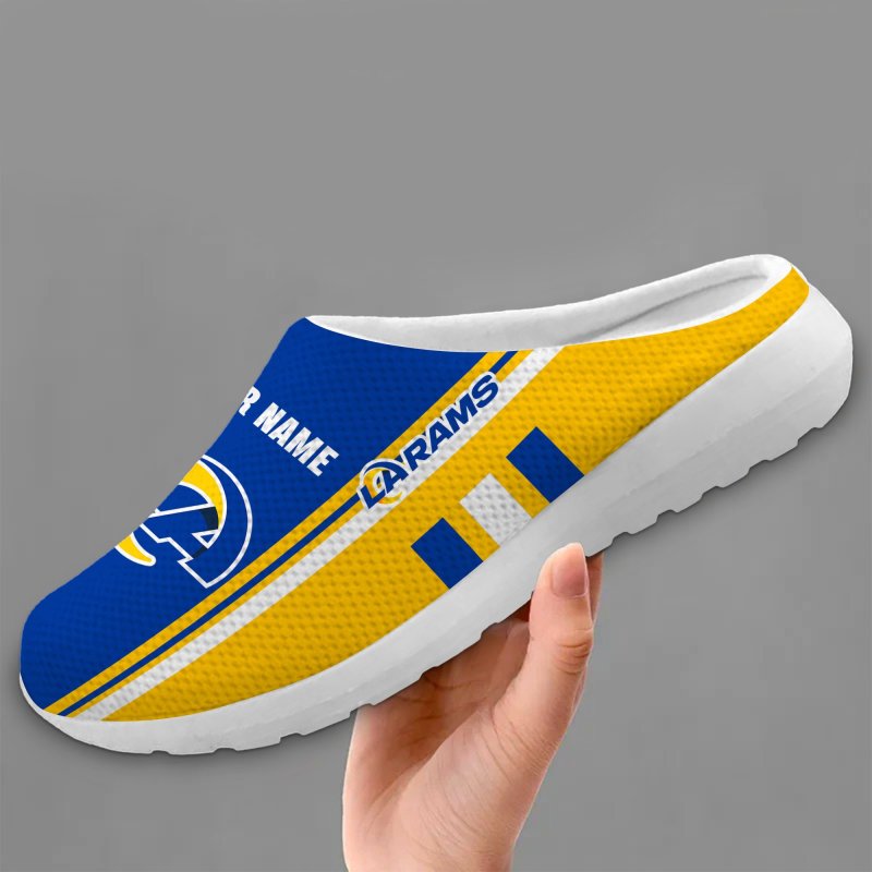 Los Angeles Rams Slip-on Half Shoes - Personalized Gifts for Fans