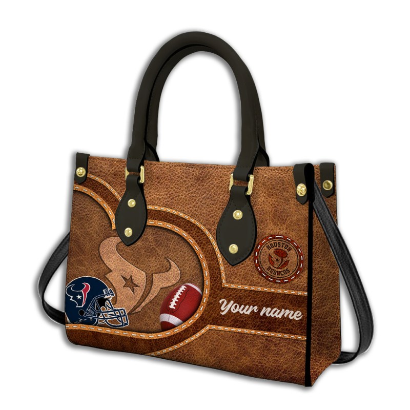 Houston Texans Leather Hand Bag