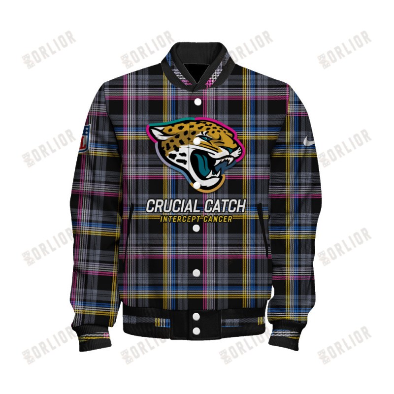 Jacksonville Jaguars Varsity Jacket Back View