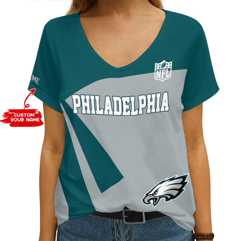 Philadelphia Eagles V-neck T-shirt Alternate View