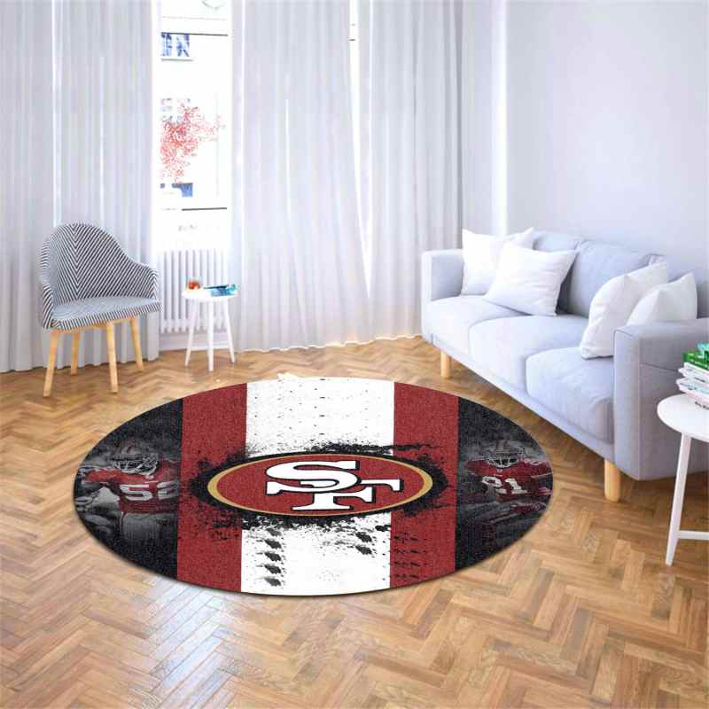 San Francisco 49ers Round Rug