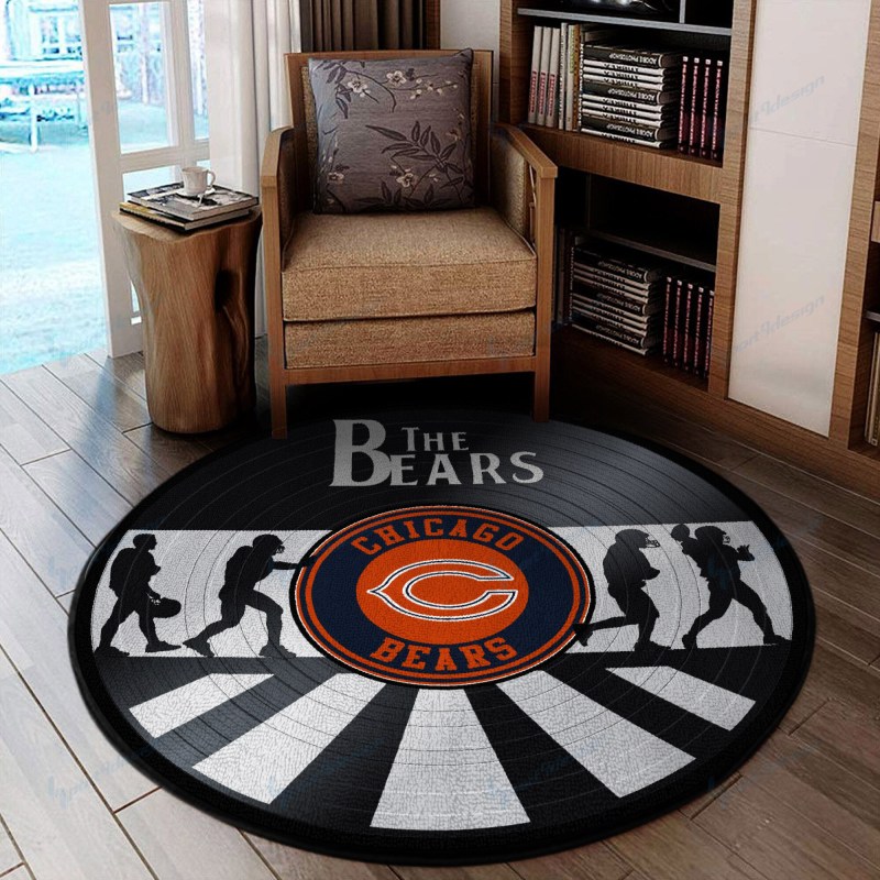 Chicago Bears Round Rug 89