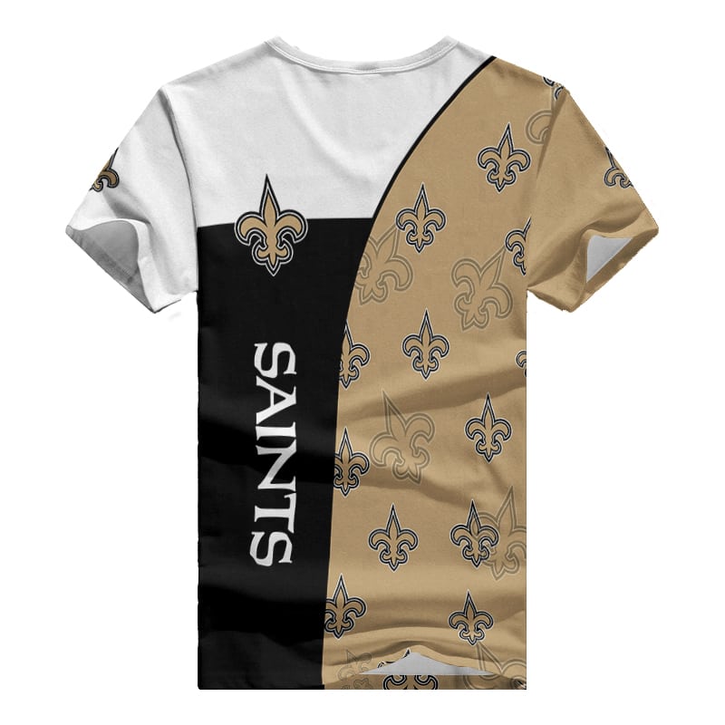 New Orleans Saints Personalized V-neck T-shirt Image 3