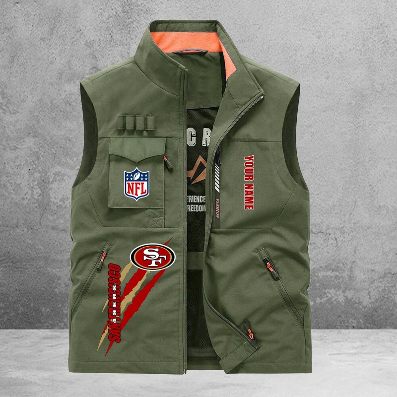 San Francisco 49ers Multi-Pockets Vest
