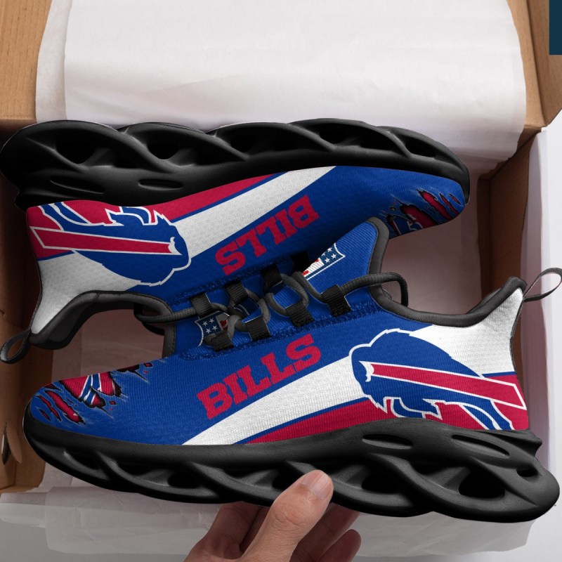 Buffalo Bills Yezy Running Sneakers - Top View