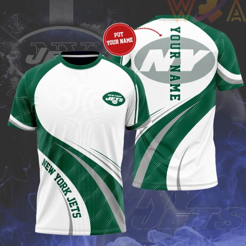 New York Jets Personalized 3D T-Shirt