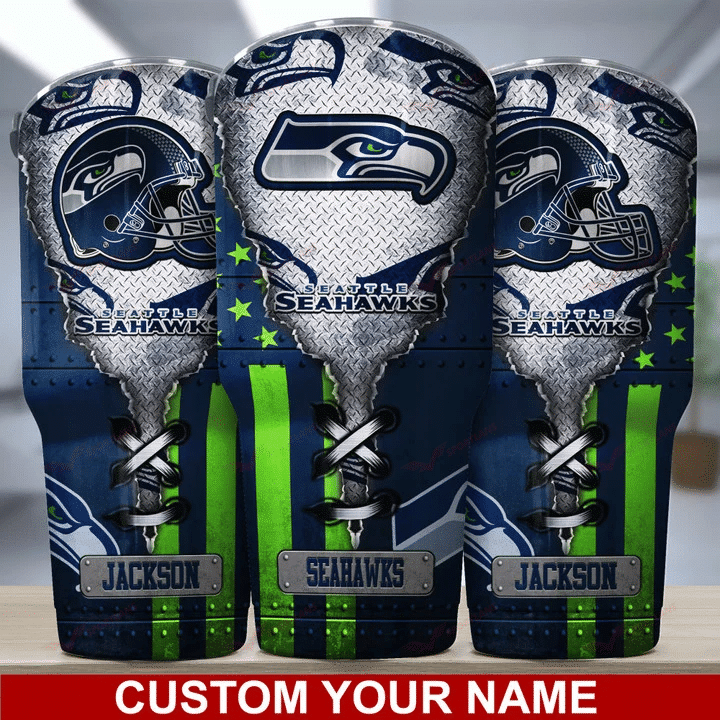 Seattle Seahawks Tumbler Side View